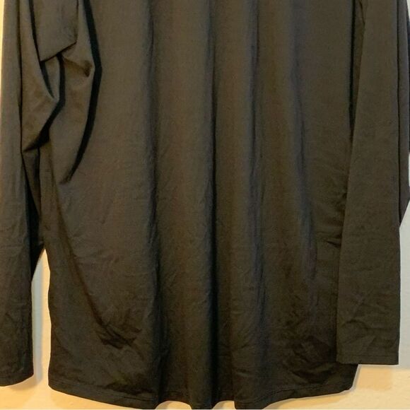 HURLEY Qarter Zip Men’s XXL Tall Black Light Weight Pull Over Jacket. - Picture 6 of 10